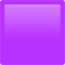 Purple Square emoji on Apple